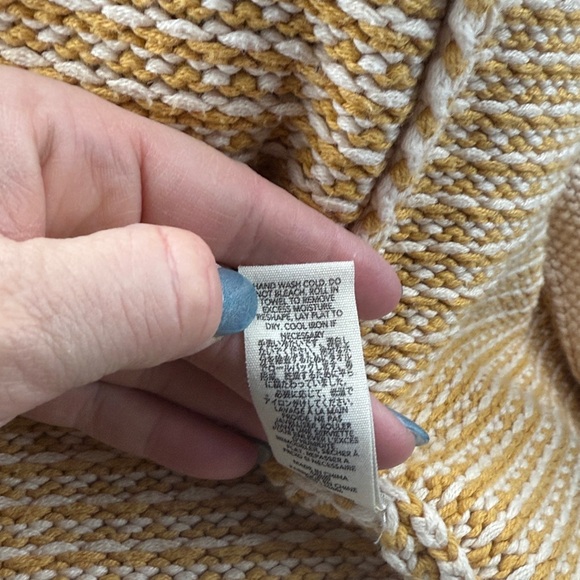 THE GREAT. the minicheck lodge cardigan - golden light s (1) - Picture 10 of 10